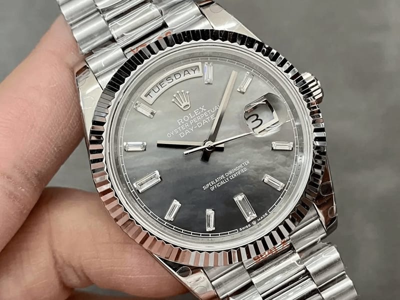 ROLEX 로렉스 데이데이트 화이트 골드 228235