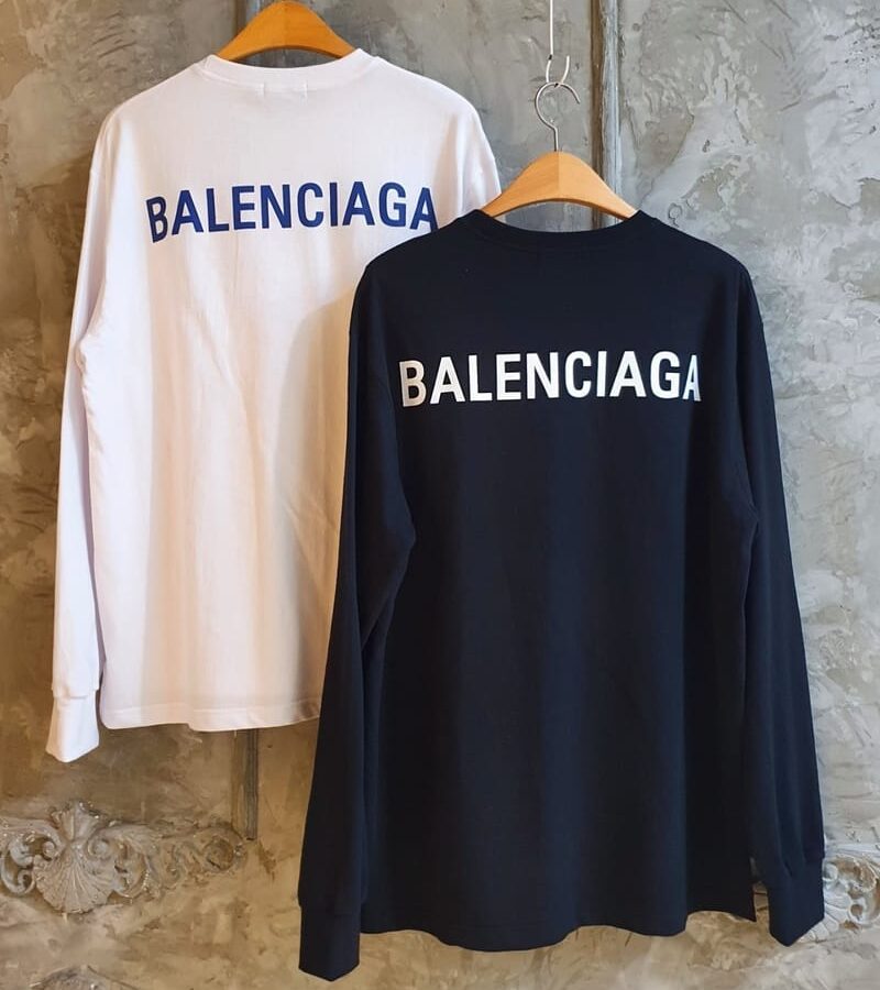 BALENCIAGA 발렌시아가 로고 옆트임 긴팔