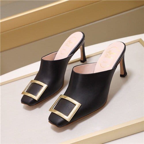 ROGER VIVIER 로저비비에 힐 슬리퍼 굽높이7.5CM RR1991-1신상 (220,255,사이즈 주문제작)