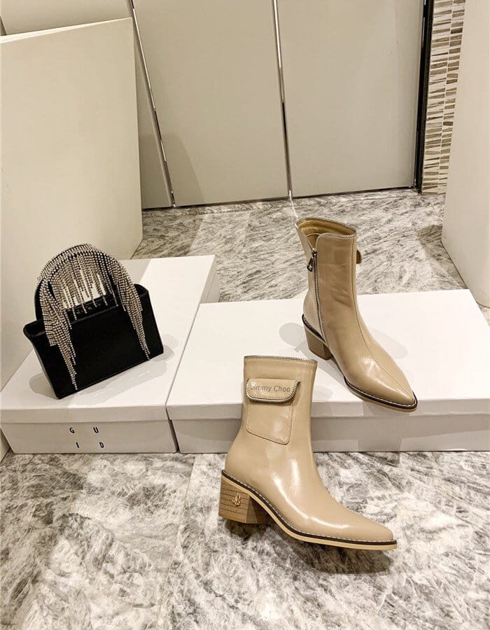 JIMMY CHOO 지미추 여성용 앵글부츠 J62320-3 신상