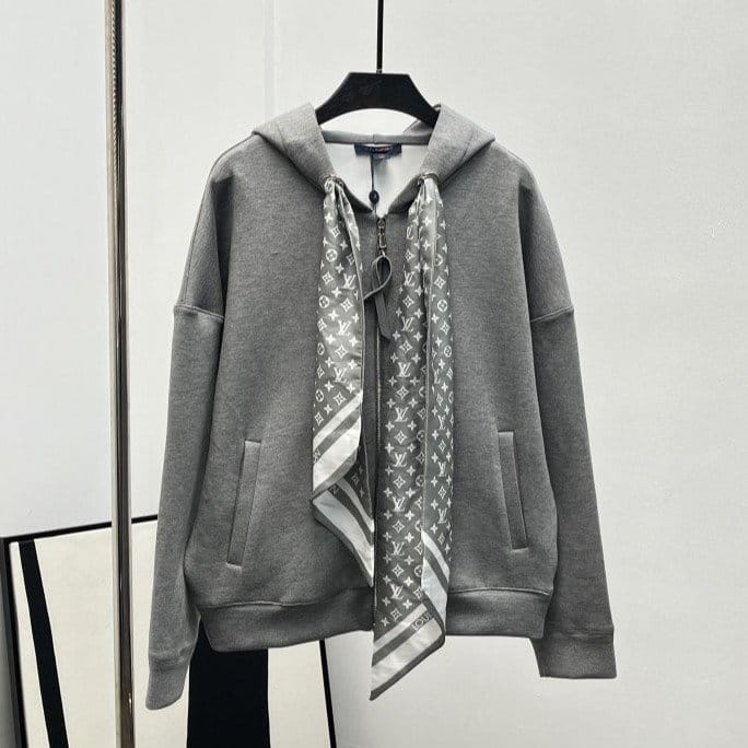 LOUIS VUITTON 루이비통 모노그램 스카프 후드