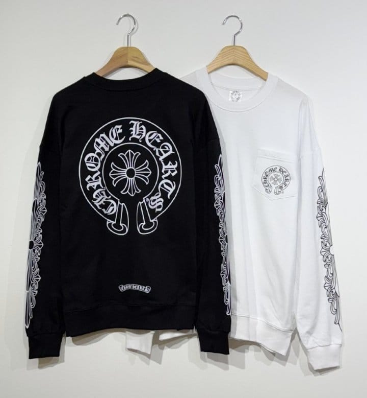 CHROME HEARTS 크롬하츠 포켓 SLP 루즈핏 맨투맨