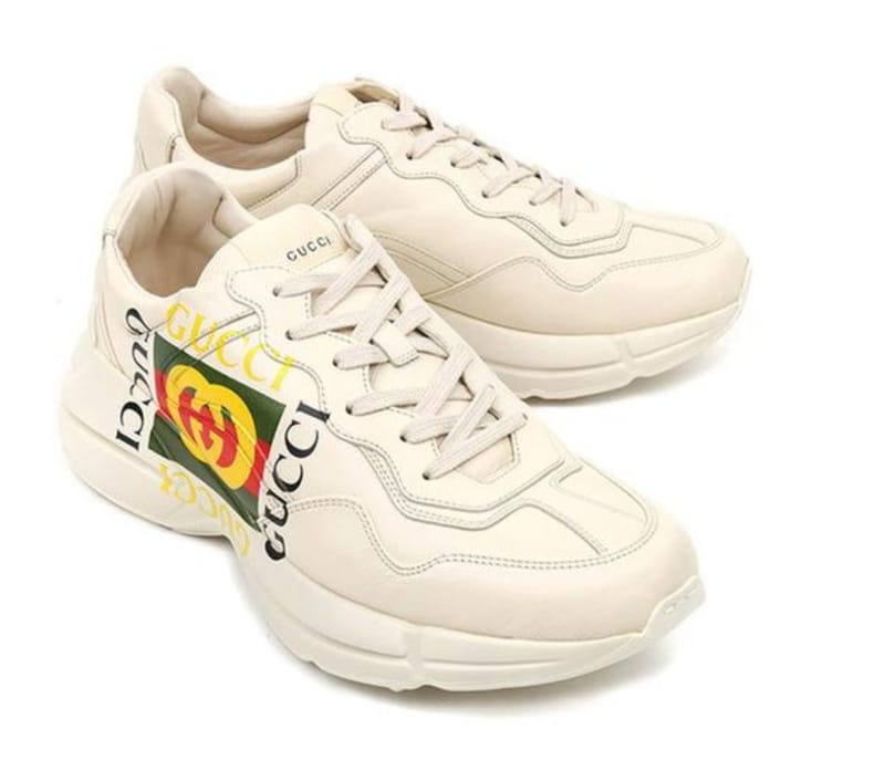 GUCCI 구찌 남여공용 라이톤 스퀘어 스니커즈 500878