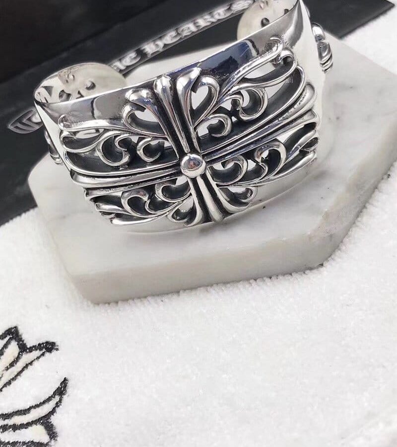CHROME HEARTS 크롬하츠 925실버 남녀공용 팔찌