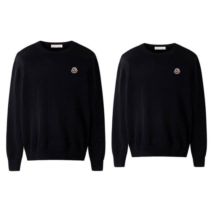 MONCLER 몽클레어 클래식 패치 울 니트