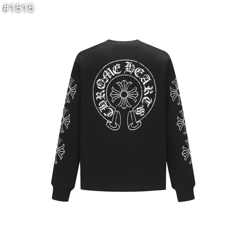 CHROME HEARTS 크롬하츠 포켓 홀스슈 크루넥 롱 슬리브 티셔츠