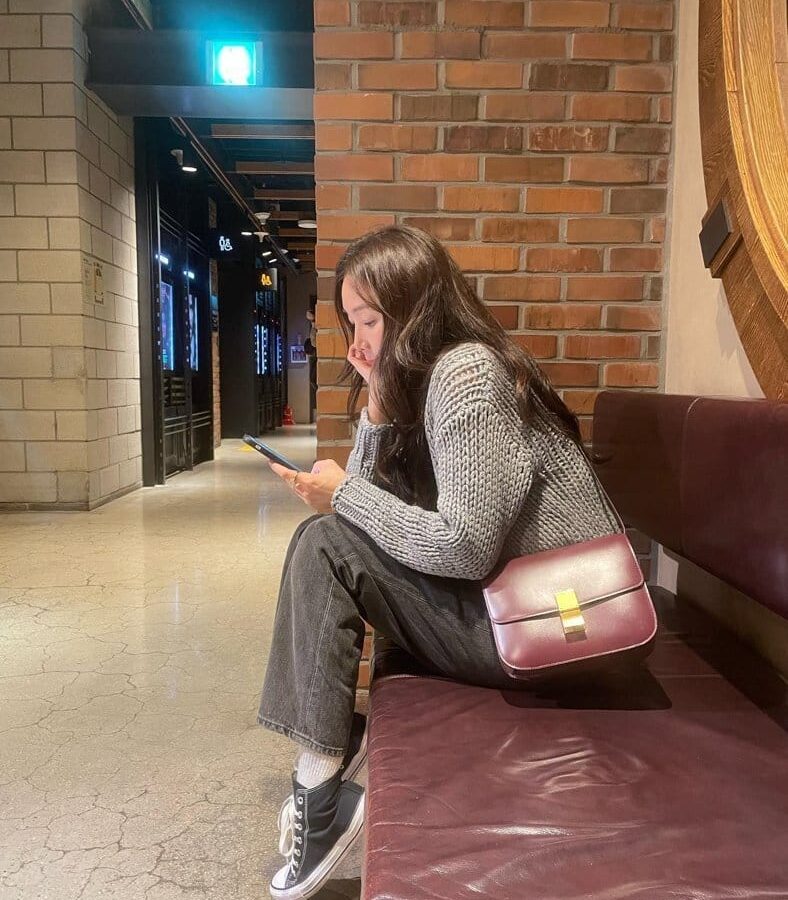 [배우 최지우] CELINE 셀린느 클래식 박스 24CM C56630