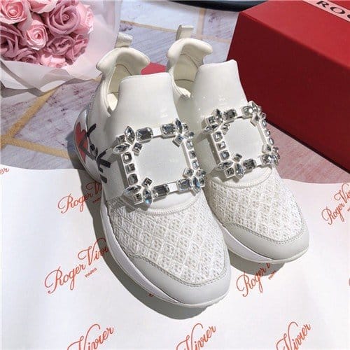 ROGER VIVIER 로저비비에 스니커즈 굽높이6CM R50171-1 255사이즈 주문제작)