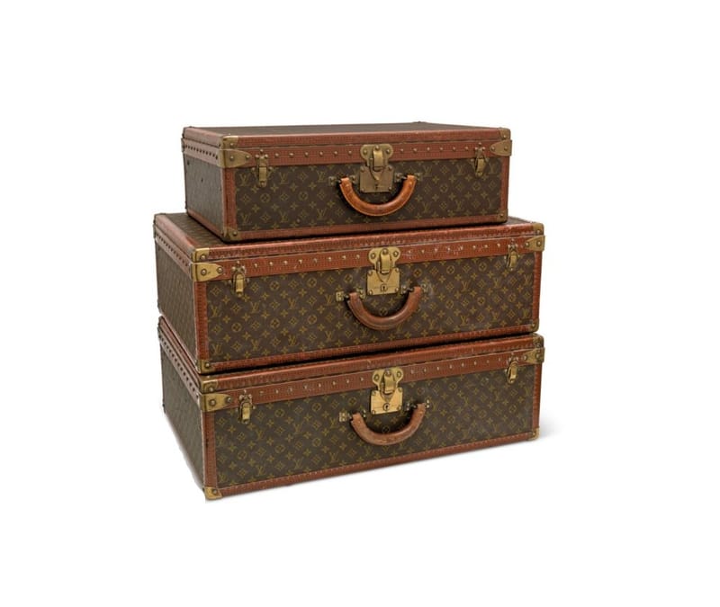 LOUIS VUITTON 루이비통 모노그램 트렁크 비스텐 알저 수트케이스 트렁크백 80cm