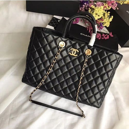 CHANEL 샤넬 빈티지 쇼퍼백 38cm