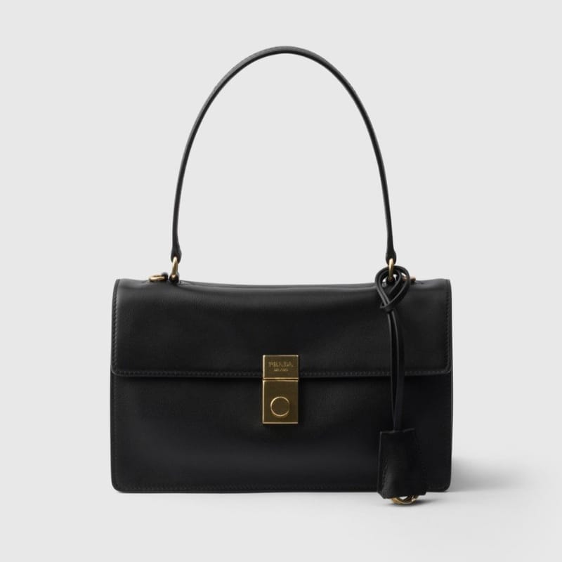 PRADA 프라다 소프트 사운드 미디엄 가죽 숄더백 1BN023 2COLOR