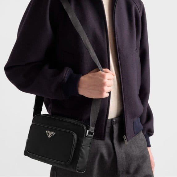 PRADA 프라다 리나일론 사피아노 스몰 숄더백 2VH190