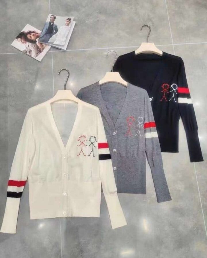 THOM BROWNE 톰브라운 투걸 니트 가디건