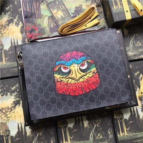 GUCCI 구찌 수프림 프린팅 남자 클러치 547084