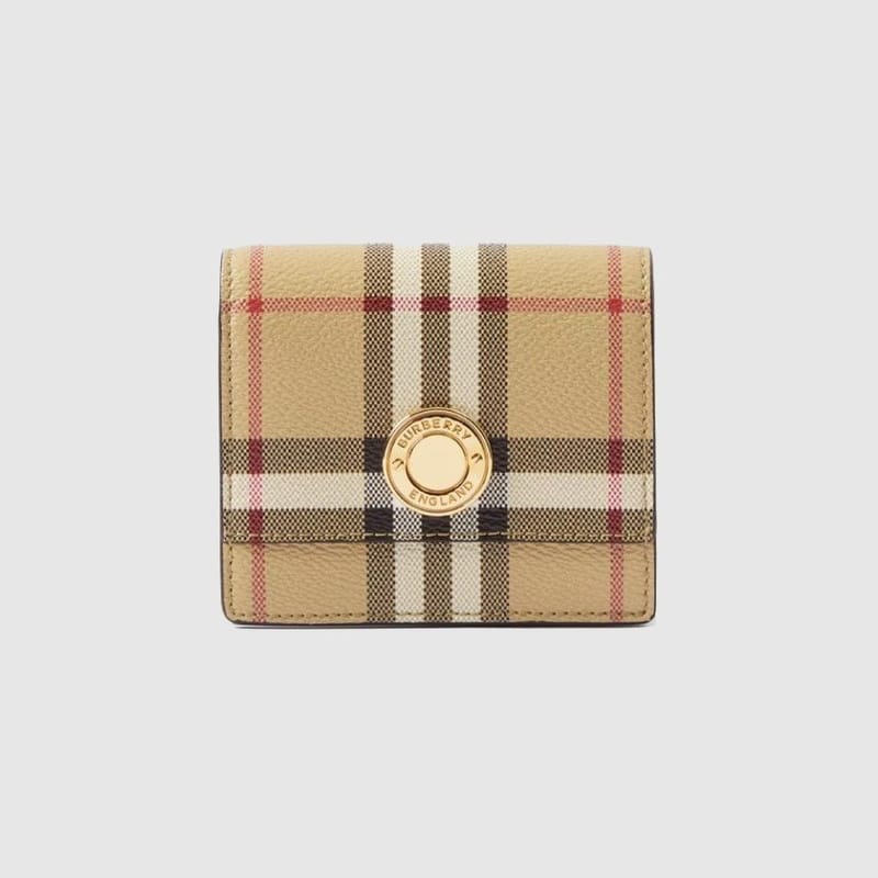 BURBERRY 버버리 스몰 체크 반지갑 80704171