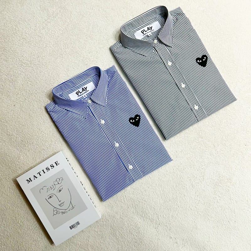 COMME DES GARCONS 꼼데가르송 스트라이프 셔츠
