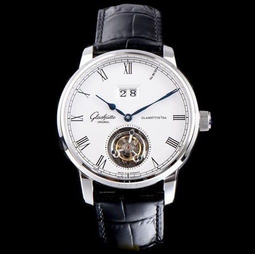 GLASHUTTE ORIGINAL 글라슈테 오리지날 심플하고 깔끔하고 필수 아이템! 실버 세나토 화이트 다이얼 오토매틱 무브먼트 gla0025 - Glashutte Original Senator White Dial Automatic Movemet Very Good Idea Item