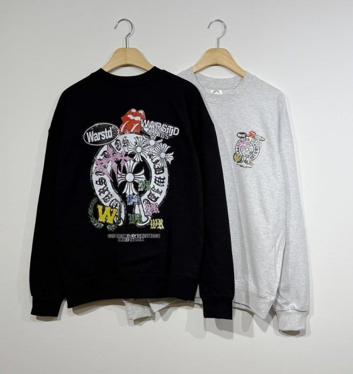 CHROME HEARTS 크롬하츠 아르데코 루즈핏 맨투맨 2COLOR