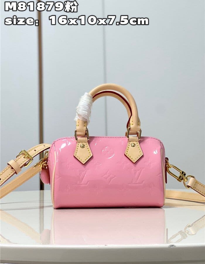 LOUIS VUITTON 루이비통 나노 스피디 핑크 M81879