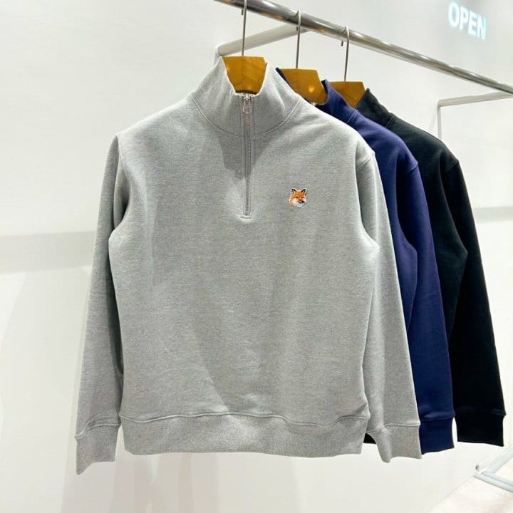 MAISON KITSUNE 메종키츠네 폭스헤드 하프집업