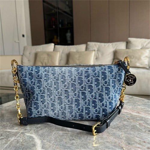 DIOR 디올 오블리크 스타 체인 호보백 S3202