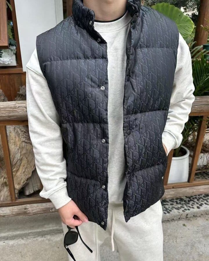 DIOR 디올 오블리크 다운 베스트