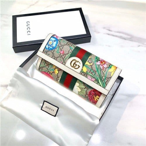 GUCCI 구찌 플라워 오피디아 장지갑 523154-1