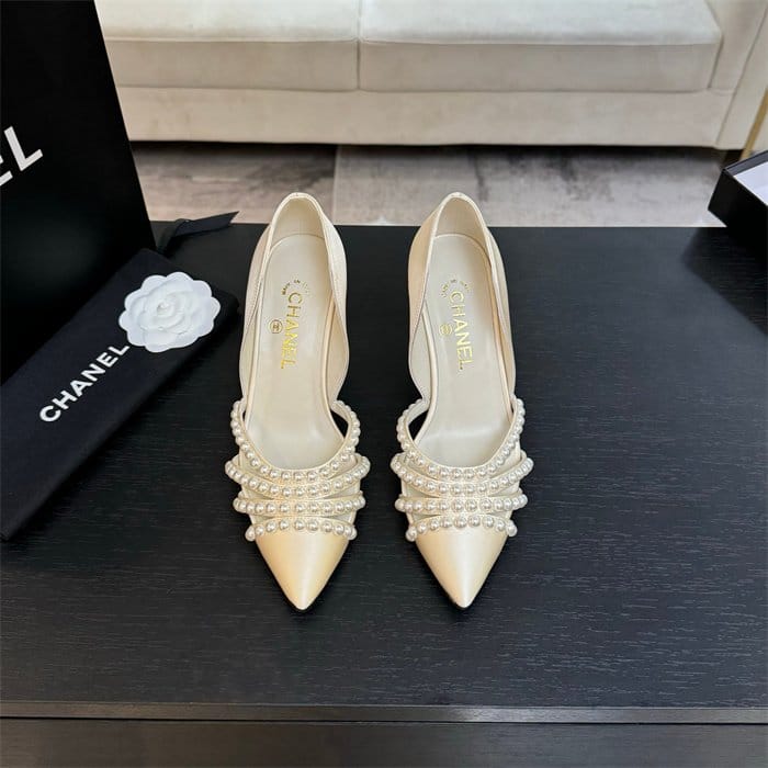 CHANEL 샤넬 여성용 힐 (굽높이8.5CM) C84456 2COLOR