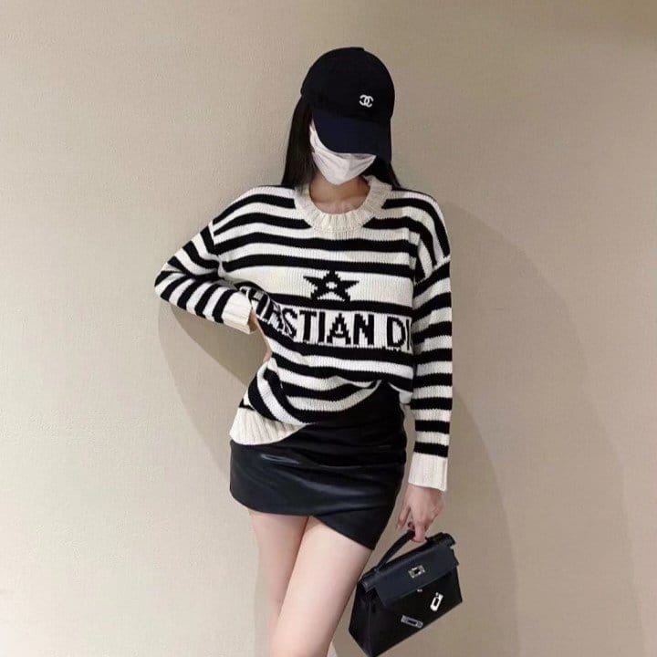 DIOR 디올 단가라 니트