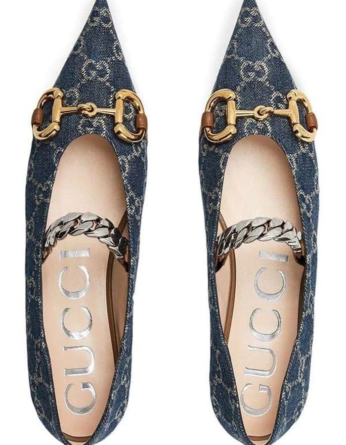 GUCCI 구찌 여성용 GG 홀스빗 플랫슈즈 621161 2COLOR