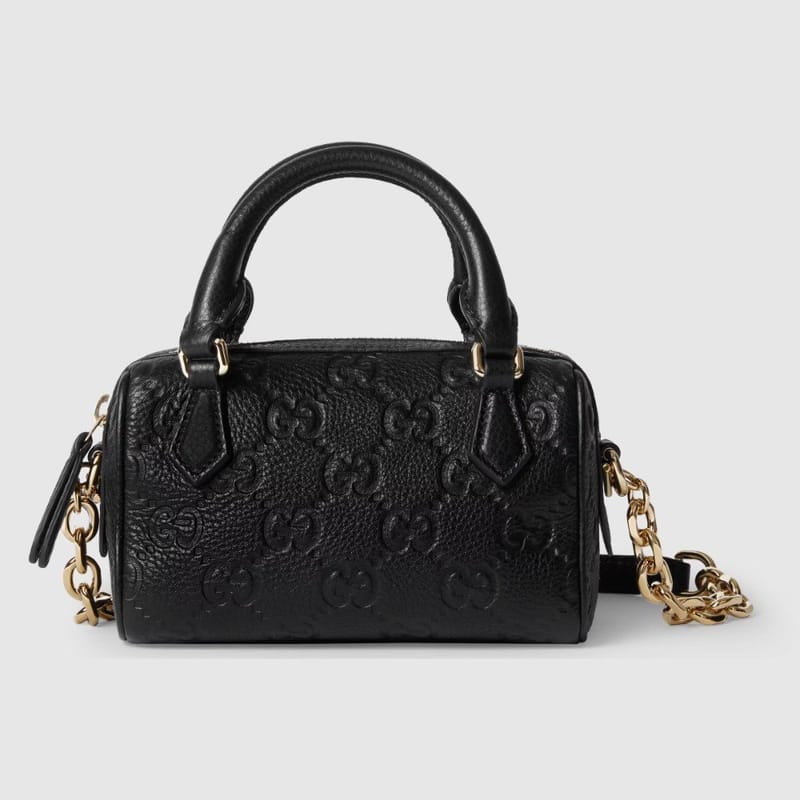 GUCCI 구찌 GG 엠블럼 울트라 미니 토트백 815256
