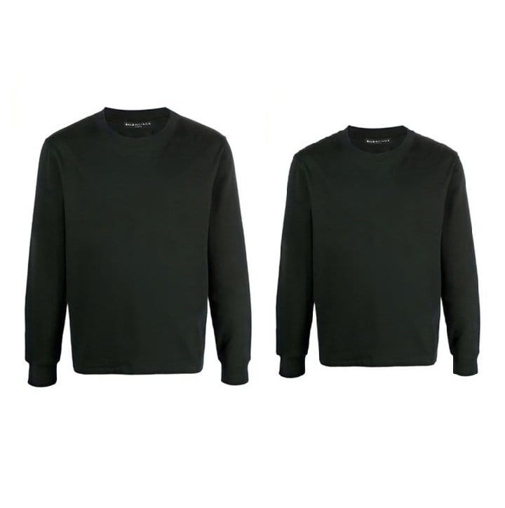 BALENCIAGA 발렌시아가 백로고 맨투맨