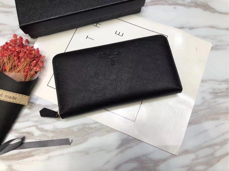 PRADA 프라다 모노크롬 지퍼월렛 3COLOR