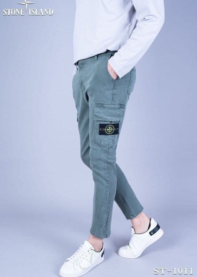 STONE ISLAND 스톤아일랜드 후염 카고 팬츠