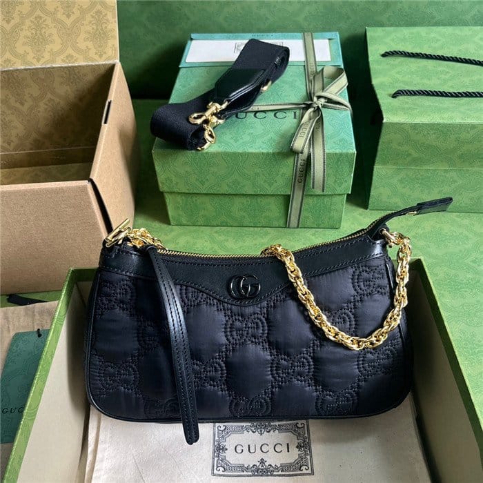 GUCCI 구찌 GG 마틀라세 나일론 핸드백 735049