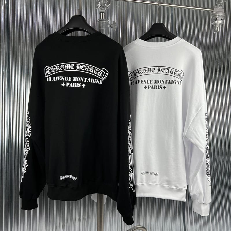 CHROME HEARTS 크롬하츠 스트롤 로고 맨투맨