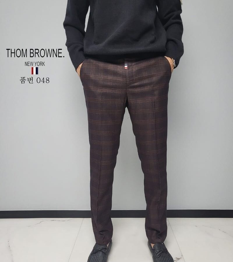 THOM BROWNE 톰브라운 타탄 체크 슬렉스(048)