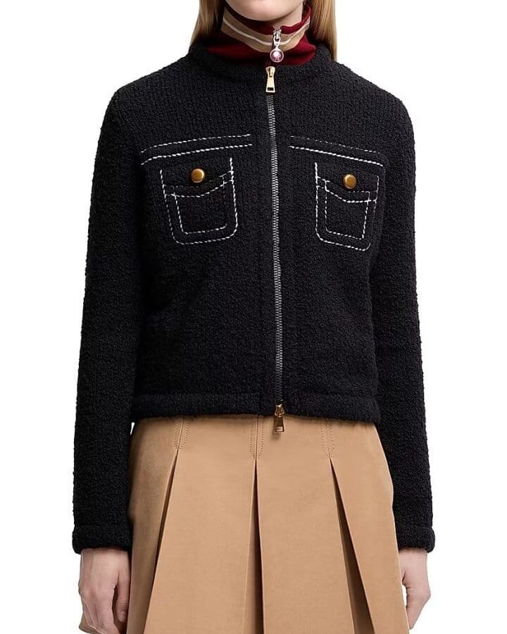 MONCLER 몽클레어 윈터 양털 하프 자켓