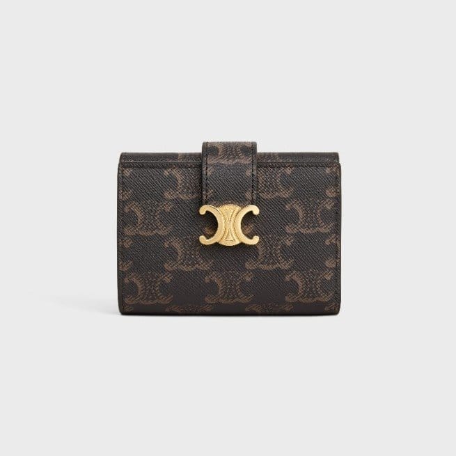 CELINE 셀린느 니노 파인 스트랩 지갑 트리옹프 캔버스 10M962