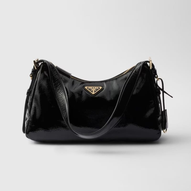 PRADA 프라다 아이메 미디엄 나플락 레더 숄더백 1BC229