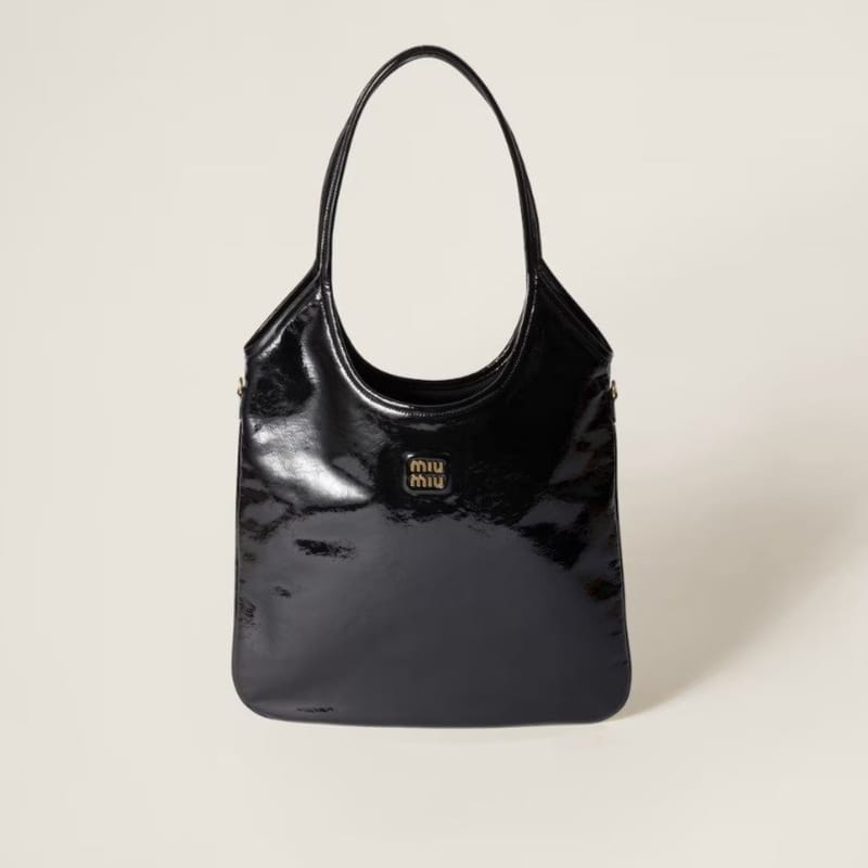 MIUMIU 미우미우 나플락 페이턴트 가죽 아이비백 5BG231 2COLOR