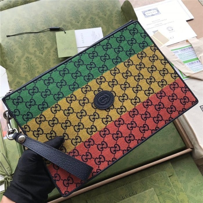 GUCCI 구찌 GG 멀티컬러 파우치 657581