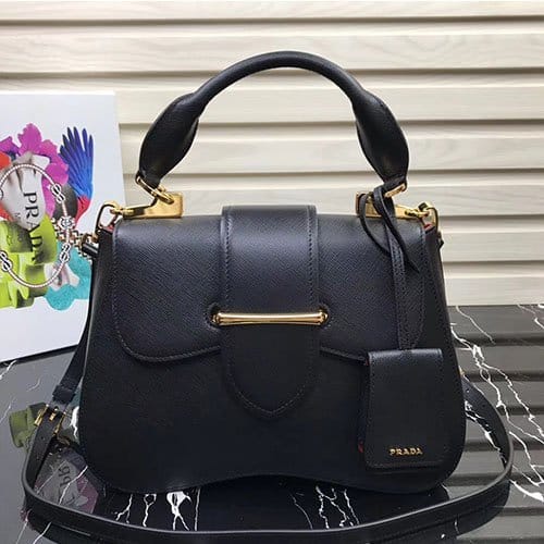 PRADA 프라다 시도니 미디움 사피아노백 1BN005