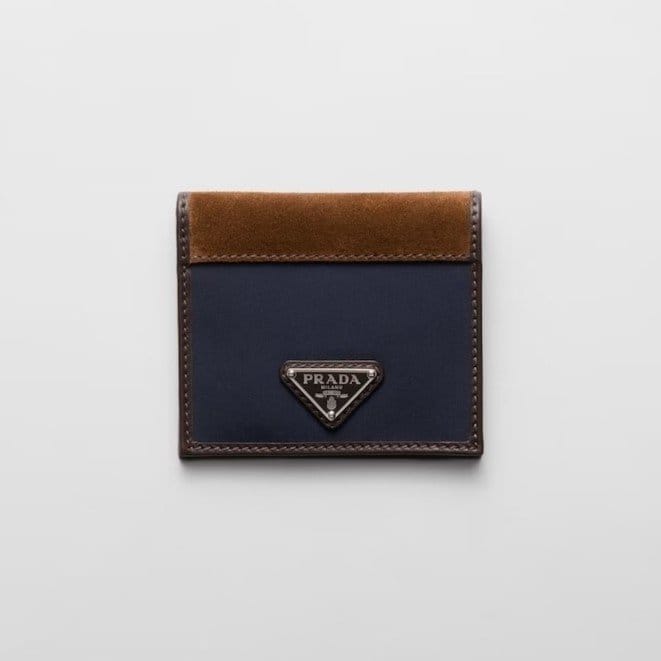 PRADA 프라다 리나일론 앤 레더 월렛 2MO004
