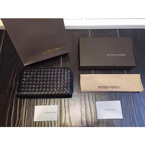 BOTTEGA VENETA 보테가베네타 인트레치아토 나파 짚어라운드 324869-6