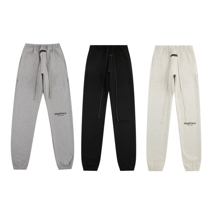 FEAR OF GOD 피어오브갓 에센셜 702 로고 플리스 스웨트 팬츠