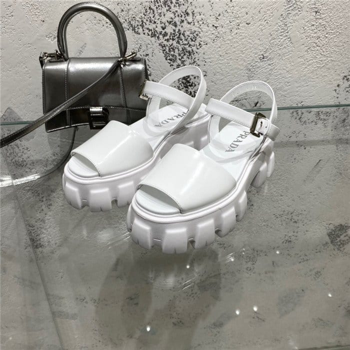 PRADA 프라다 여성용 샌들 (굽5.5CM) P14015 2COLOR