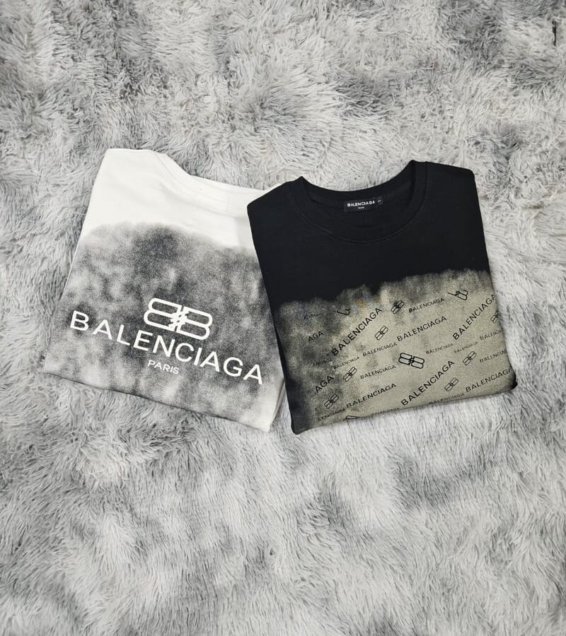 BALENCIAGA 발렌시아가 워터 페인팅 맨투맨