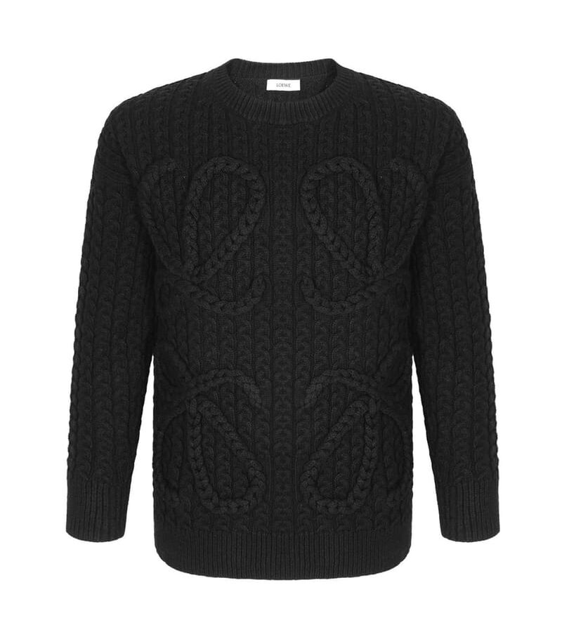 LOEWE 로에베 아나그램 케이블 울니트 2COLOR