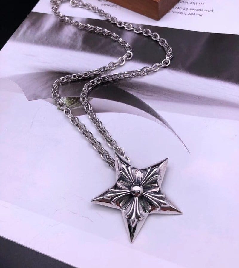 CHROME HEARTS 크롬하츠 남녀공용 925실버 목걸이 65cm